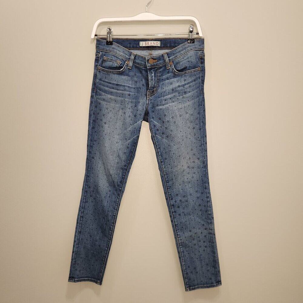 J Brand Jeans AOKI Vintage Star Slim Crop Whimsy Ethereal Fairy - Size 25